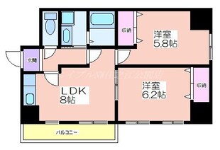 エスターブレの物件間取画像